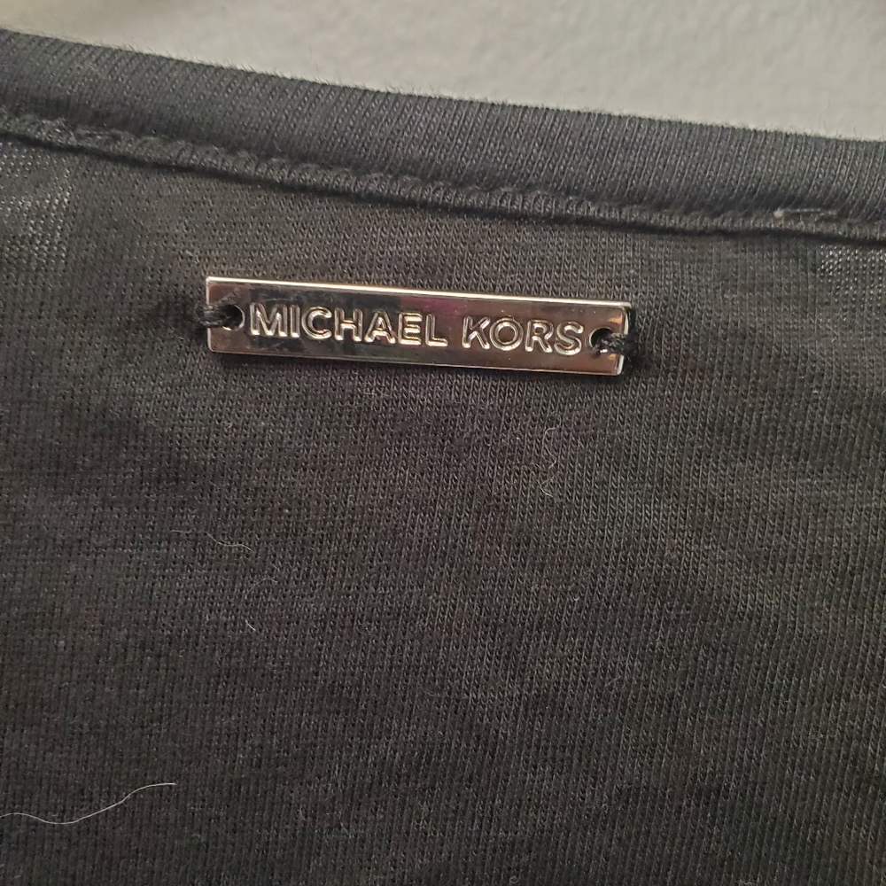 Argyle Pattern Sequin Michael Kors Top - image 5